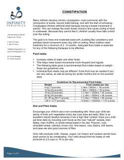 constipation - Infinity Pediatrics