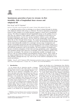 Spontaneous generation of pure ice streams via flow instability: Role