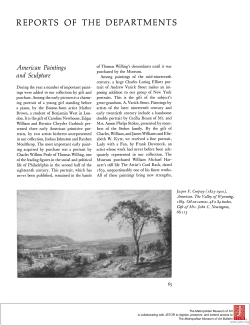 American Paintings and Sculpture