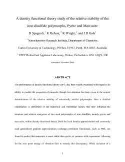 A density functional theory study of the relative stability of the iron