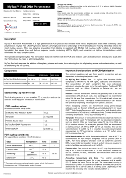 MyTaq&trade; Red DNA Polymerase