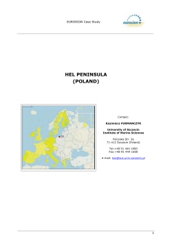 hel peninsula (poland) - ICZM Projects and Case Studies
