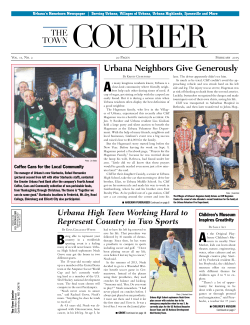 Urbana`s Hometown Newspaper | Serving Urbana