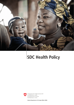 SDC Health policy