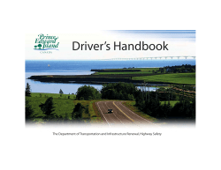 Driver`s Handbook - Help My Child PEI
