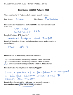 ECE2560 Autumn 2013 ‐ Final ‐ Page01 of 06