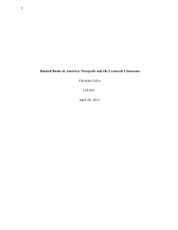 Banned Books in America: Persepolis and the Censored Classroom