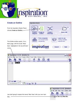 Create an Outline