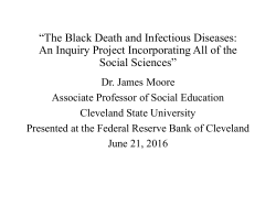 The Black Death and Infectious Diseases