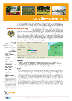 cycle the western front