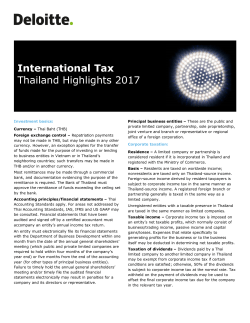 Thailand Highlights 2017
