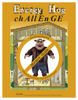 Energy Hog ChAllEnGE - New Jersey Resources