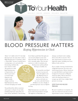 Blood Pressure