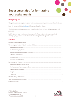 Super smart tips for formatting your assignments