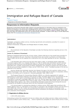 Immigration and Refugee Board of Canada