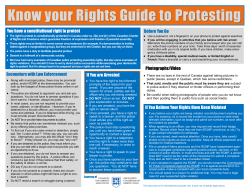 Know your Rights Guide to Protesting