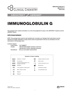 IMMUNOGLOBULIN G