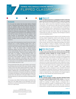 EDUCAUSE Learning Initiative 7 Things You Should Know About