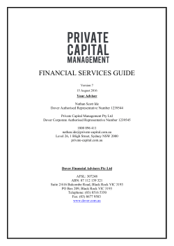Dover Independent Financial Advisers Pty Ltd