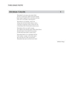Abraham Lincoln 1