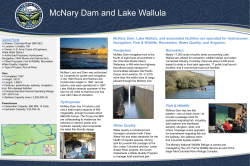 McNary Dam, Lake Wallula, and associated facilities are operated