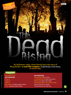 on Halloween night, three friends learn the story of mercy Brown&mdash;a