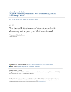 The buried Life: themes of alienation and self