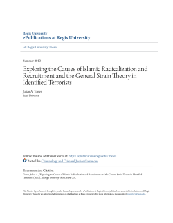 Exploring the Causes of Islamic Radicalization and Recruitment and