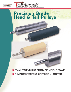 Pulley Literature - Bryant Products Inc
