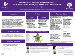 Best Approaches for an Indigenous Liaison at a Medical School
