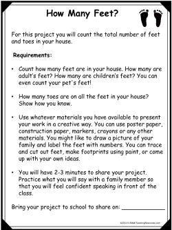 How Many Feet?