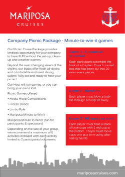 PICNIC Company Picnic Package - Minute-to