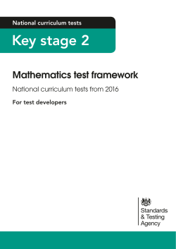 Key stage 2 - SATs Tests Online