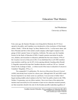 Education That Matters