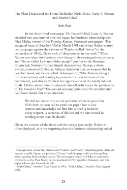 Fairmount Folio Volume 17, 2016- Article 2 - E