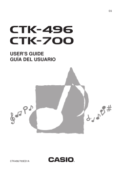 user`s guide gu&iacute;a del usuario - Support