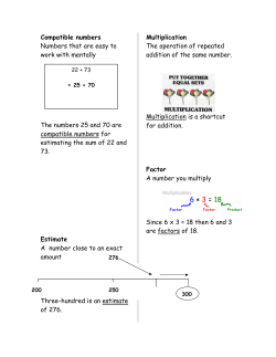 3rd grade Definitions - Yakima School District