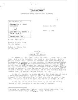 2719 - Connecticut Department of Labor