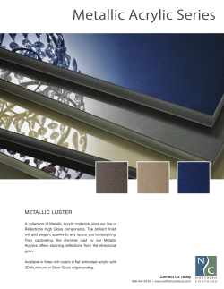 Metallic Acrylic Series