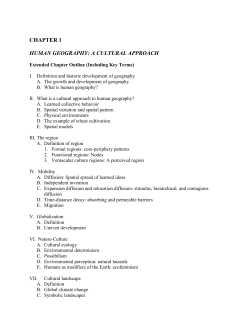 chapter 1 human geography