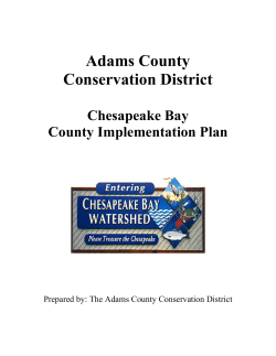 Chesapeake Bay County Implementation Plan