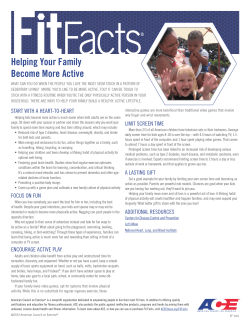 Helping Your Family Become More Active