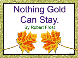 By Robert Frost - Leon County Schools