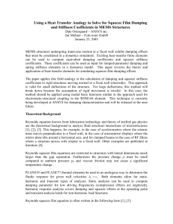Using a Heat Transfer Analogy to Solve for Squeeze