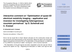 Interactive comment on