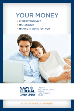 your money - Navy Federal Credit Union