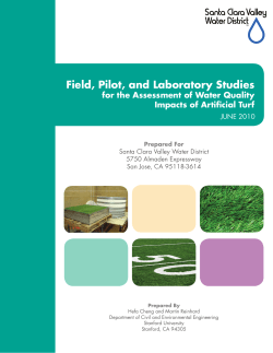 Field, Pilot, and Laboratory Studies