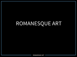 ROMANESQUE ART