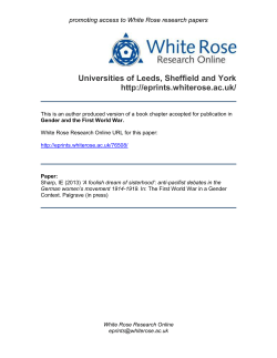 - White Rose Research Online
