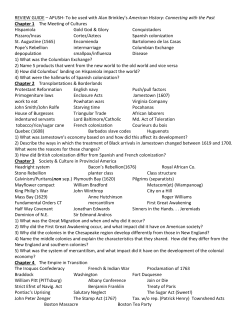 Chapter 1 - ap us history